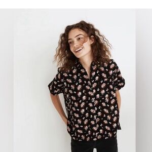 MADEWELL Corduroy Daily Shirt in Homestead Bouquet XL